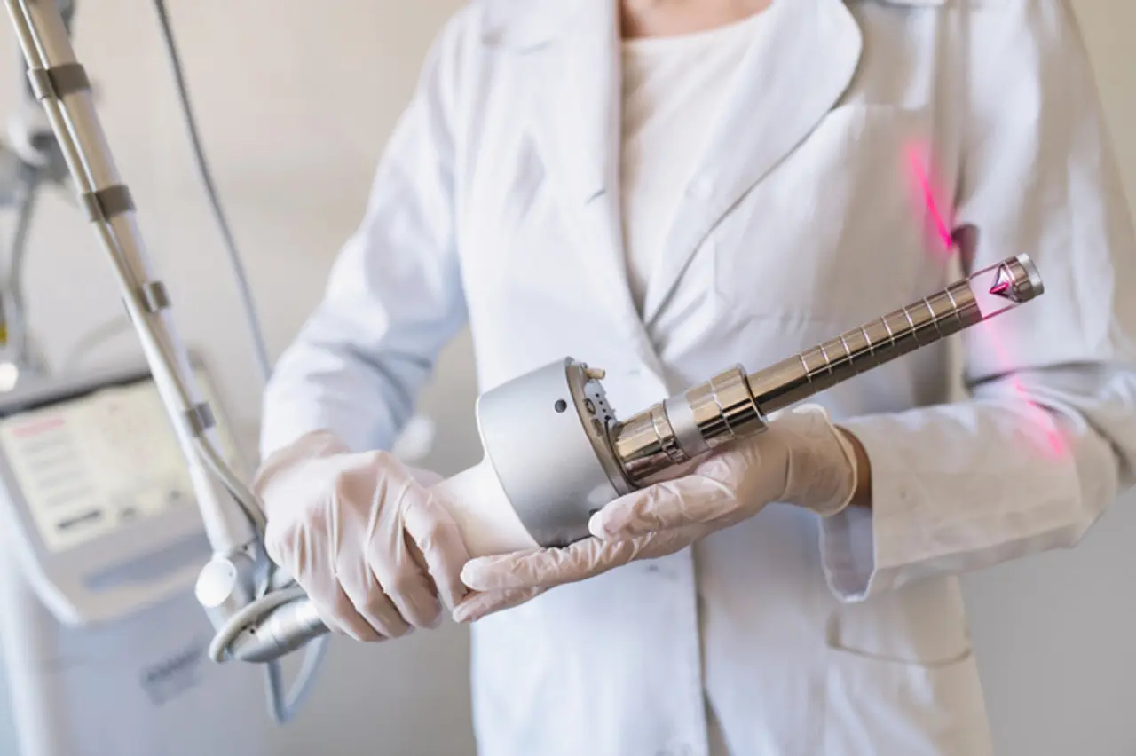 Laser surgical equipment used for labiaplasty and clitoral surgery at Second Spring Women’s Clinic