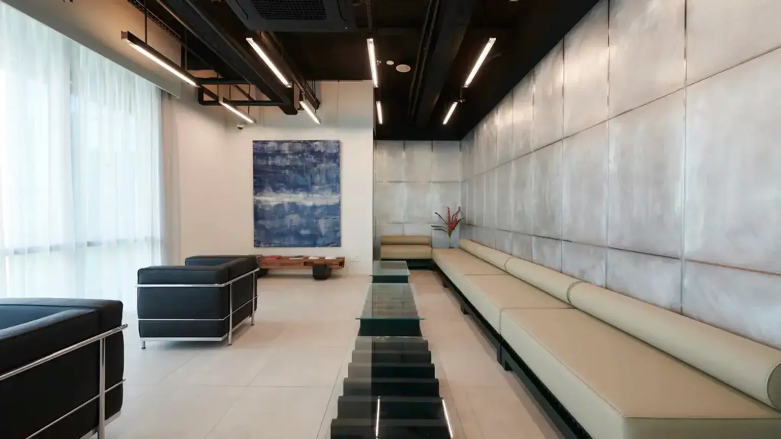 Interior da clínica