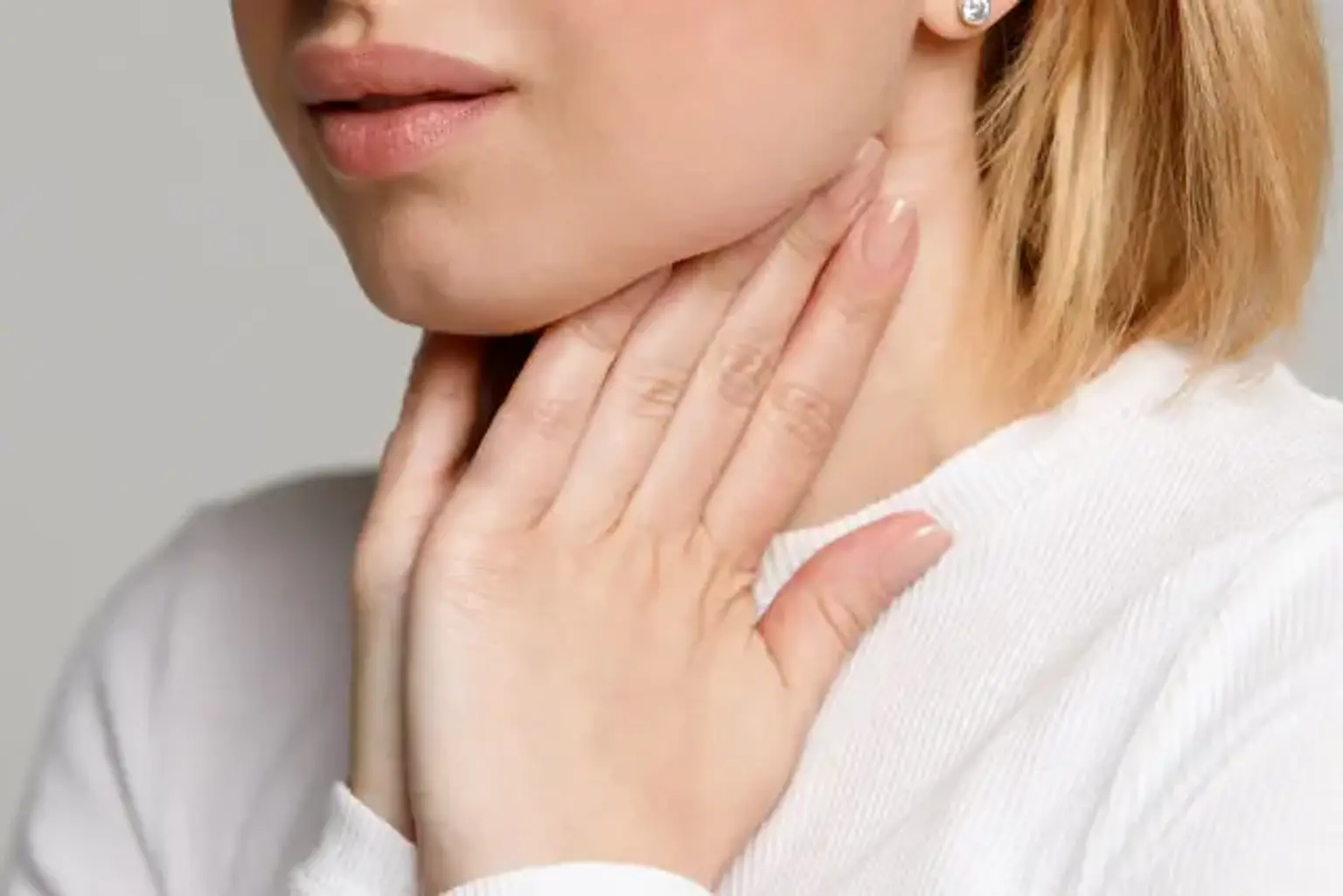 Swollen neck lymph nodes