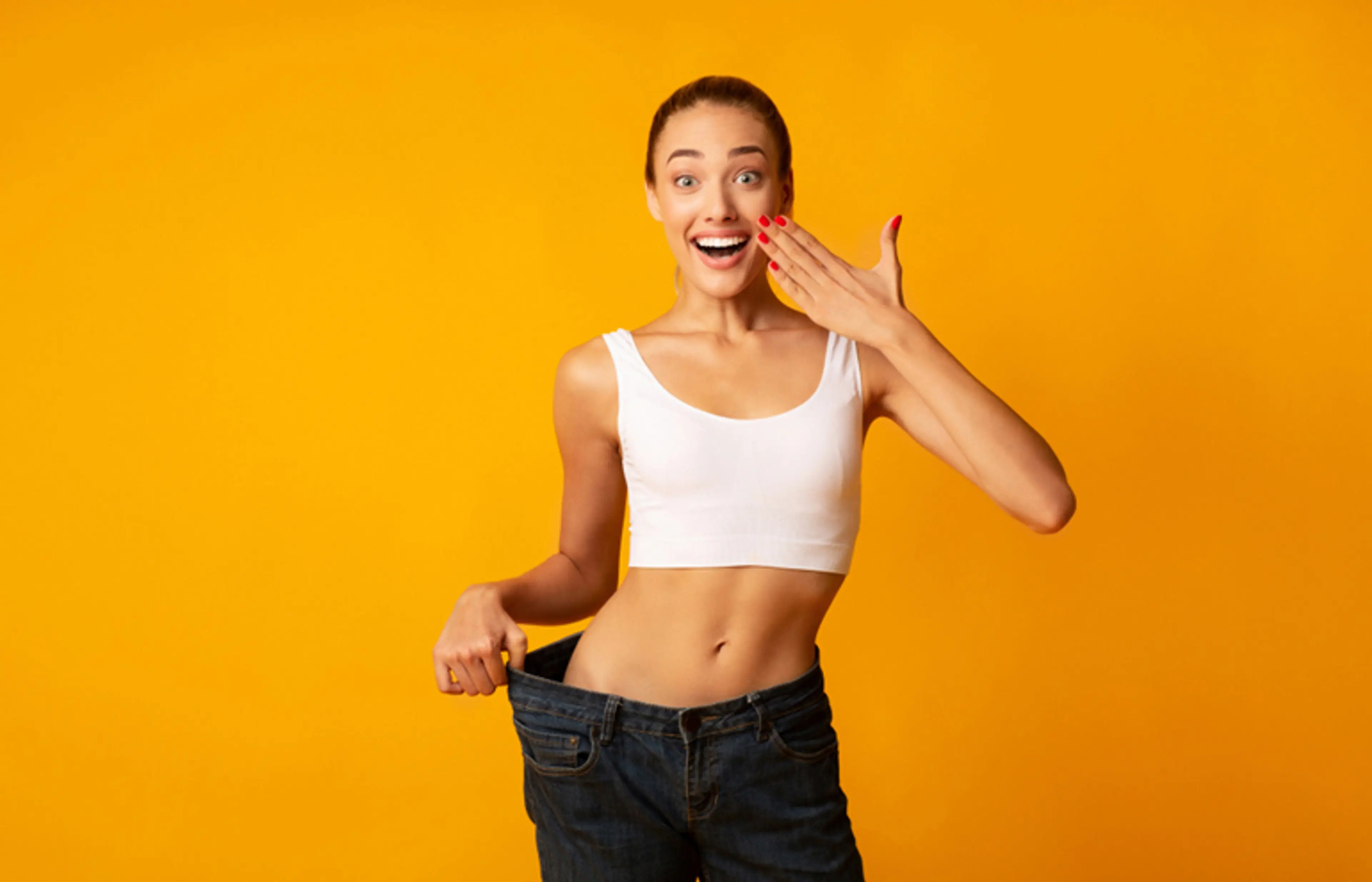 show reduced waist size after body contouring or liposuction results