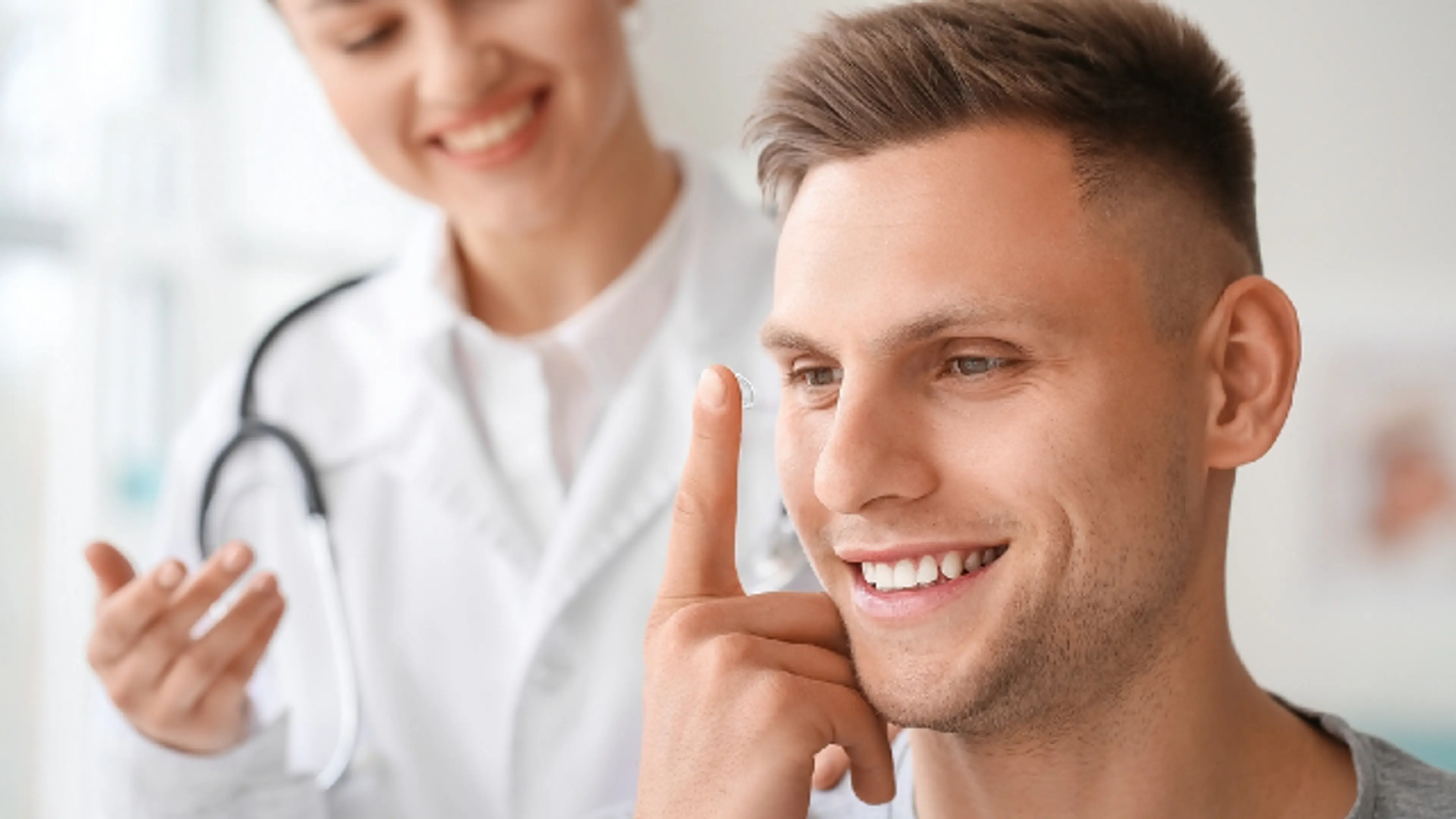 patient preparing for ICL procedure