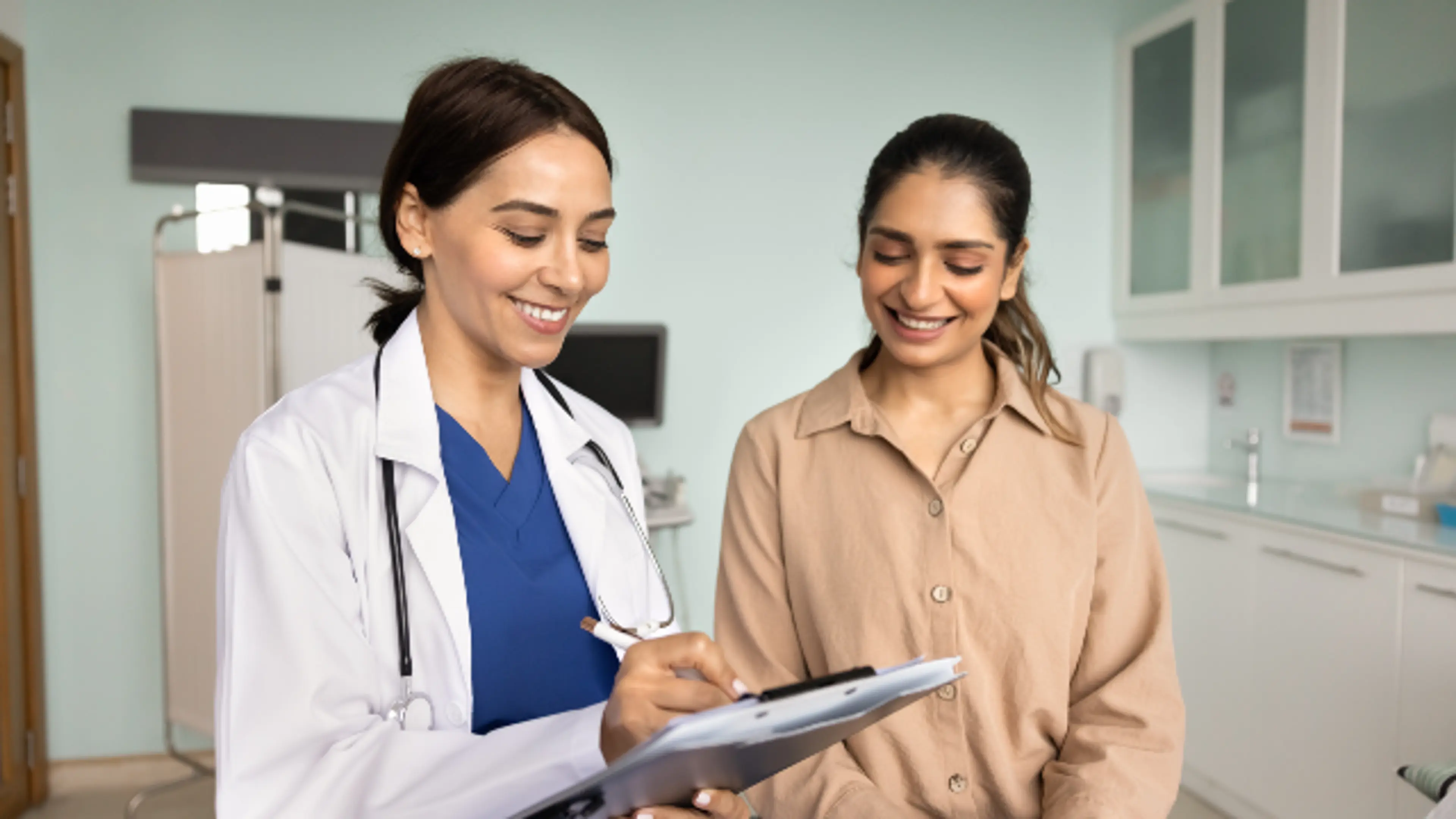 Doctor and client